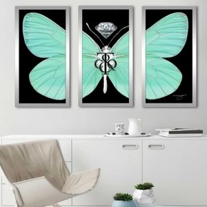 Ladyilly three-piece 11 x 17 inch Framed wall art
